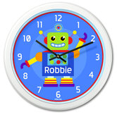 Little Robots Personalized  Clock