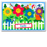 Happy Flowers Personalized Placemat