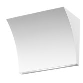 Pochette Up/Down Wall/Ceiling Light in Shiny White