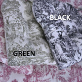 Victoria Park Toile Cushioned Chair Pad