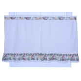 Kitchen Harvest Fruit Ruffled Tailored Tier Curtains in Natural