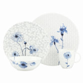 Watercolor Indigo Blue Dinnerware Set