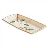 Holiday Nouveau Towel Rectangle Serving Tray