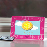 Photo Clock in Pink Peace