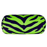 Lime Zebra Neckroll Pillow