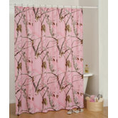 Camo Shower Curtain in Pink