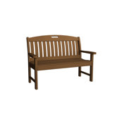 Nautical Plastic Garden Bench