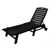 Nautical Wheel Chaise Lounge