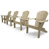 Ivy Terrace Classics 4 Piece Adirondack Seating Group