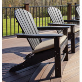 Trex Outdoor Cape Cod Adirondack Chair with Cushion