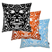 Triton 1 Throw Pillow in Persimmon