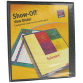1.5" Show-Off View Binder in Black