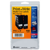 3" Print Or Write Label