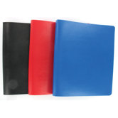 1" Assorted Colors 3 Ring Poly Binder