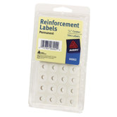 1/4" Reinforcement Label in White