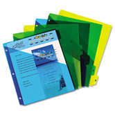 Preprinted Six-Tab Double Pocket Dividers