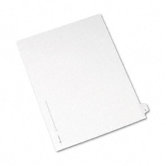 White Legal Index Dividers
