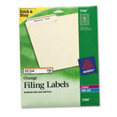 Permanent Adhesive Laser/Inkjet File Folder Labels, 750/Pack