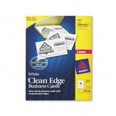 Clean Edge Laser Business Cards, 200/Pack