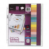 Protect 'N Tab Top-Load Sheet Protectors