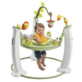 ExerSaucer Safari Friends Jump and Learn Stationary Jumper