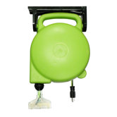 14/3-Gauge Retractable Cord Reel with Grounded Light-Up Triple Tap