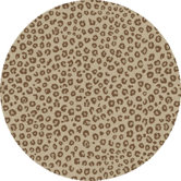 Shaggy Leopard Ivory Shag Rug