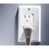 Home Safety Universal Outlet Cover in White (Set of 3)
