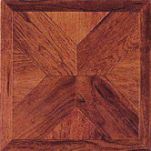 Vinyl Cherry Wood Cross Floor Tile (Set of 20)