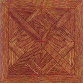 Vinyl Wood Cross Diamond Floor Tile (Set of 45)