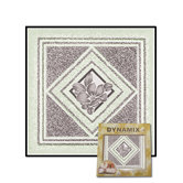 Vinyl Light Gray Flower Floor Tile (Set of 20)