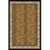 Zone Ebony Leopard Rug