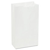 6 3.63" Paper Bag in White