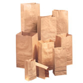 8 Kraft Paper Bag in Brown