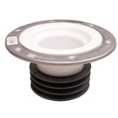 4" Universal Closet Flange with Stainless Steel Ring