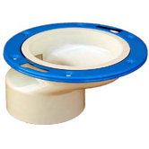 4" x 3" Sch. 40 PVC-DWV Offset Closet Flange
