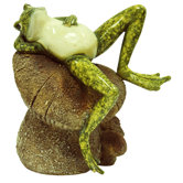 Frog Relaxing Statue