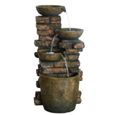 3 Tiered Antique Bowl Fountain