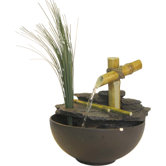 Eternity Bamboo and Leaf Tabletop Fountain