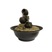 Eternity Three Jar Tabletop Fountain