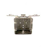 Two Gang 4" Square Box with Bracket