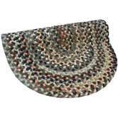 Pilgrims Heritage II Green Plaid Multi Rug