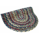 Beacon Hill Colonial Blue with Red Multi Rug