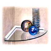 Glass Corner Shelf Kits