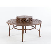 Cobblestone Burning Fire Pit