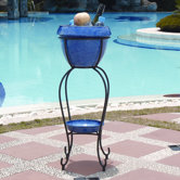 Duetto Elevated Planter and Beverage Cooler