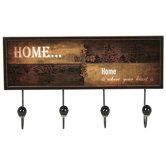 4 Hook Wooden Hanger J05074/2-UPS