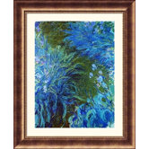 Iris Bronze Framed Print - Claude Monet