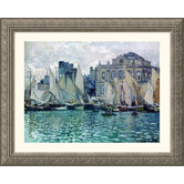 The Museum Silver Framed Print - Claude Monet