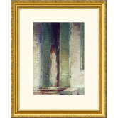 Woman in Doorway Gold Framed Print - John Singer Sargent